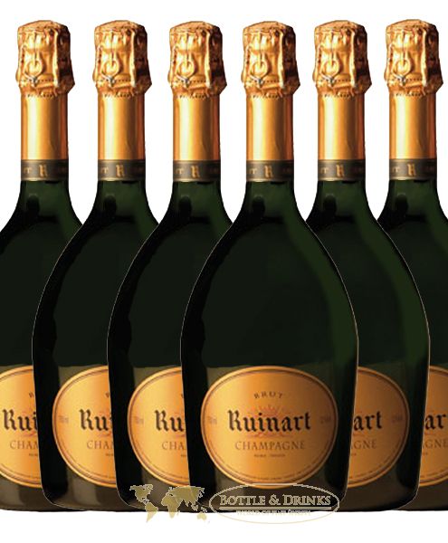Champagner Brut R de x 6 Ruinart Liter 0,75